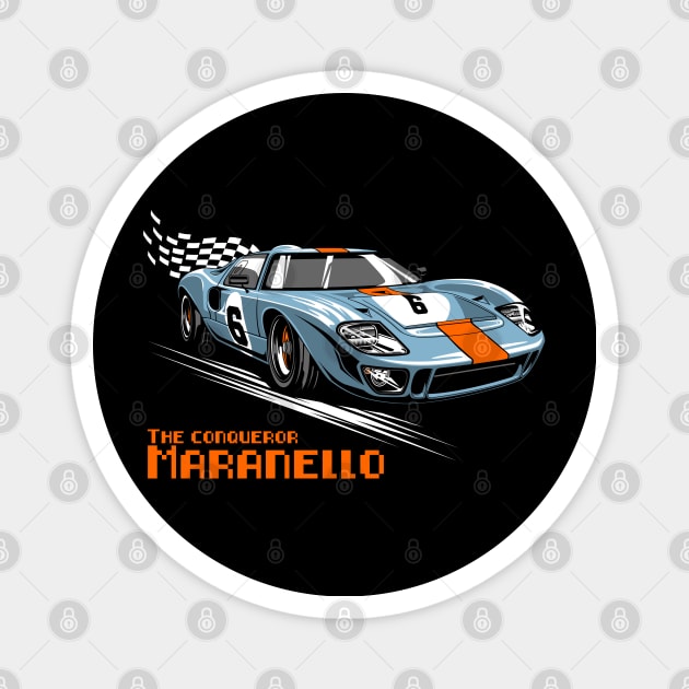 Ford GT 40 Conqueror Maranelo Magnet by aredie19